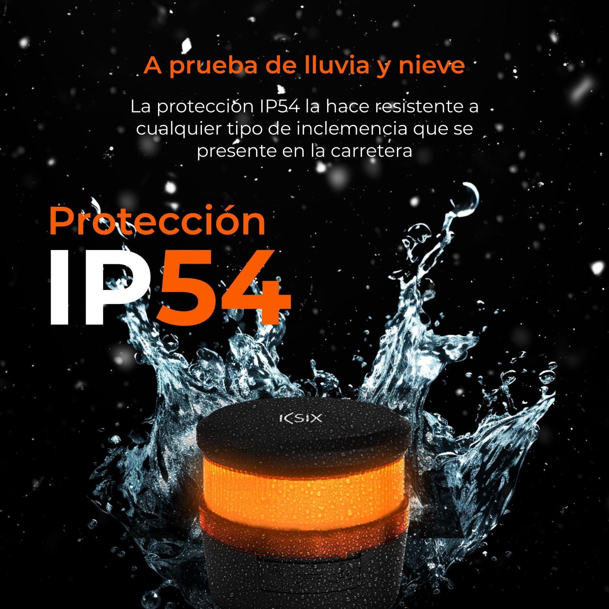 Baliza V16 homologada DGT geolocalizada KSIX Safety Light IoT