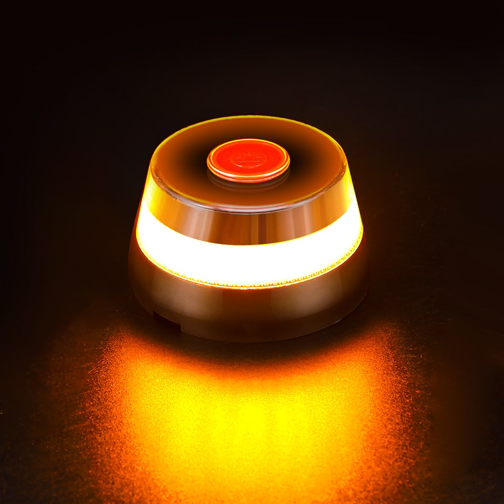 Pack 2 Balizas V-16 Luz de Emergencia Conectada DGT 3.0 [FlashMate] [V16 Beacon Light Io T Ch-019] -Geolocalización Incluida