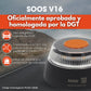 Luz de Emergencia V-16 Conectada DGT 3.0 SOOS V16IoT - Geolocalización Incluida