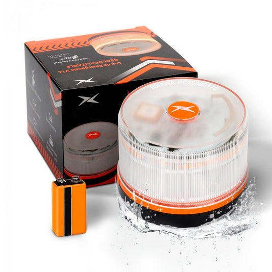 Baliza V16 Homologada DGT con Geolocalización, Cumple Normativa 2026- 1 unidad