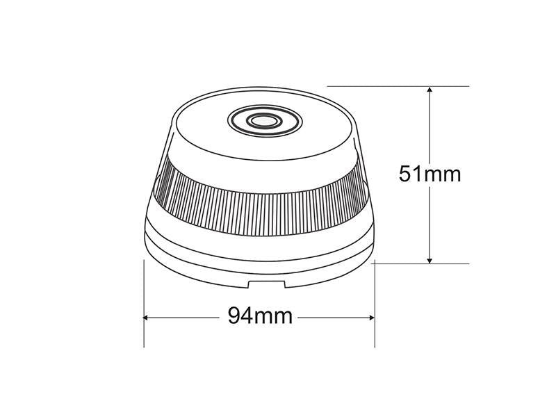LEDBOX Pack 2x Baliza señalización de emergencia V16 con geolocalización 3.0 y Homologada DGT - IDIADA PC25050254