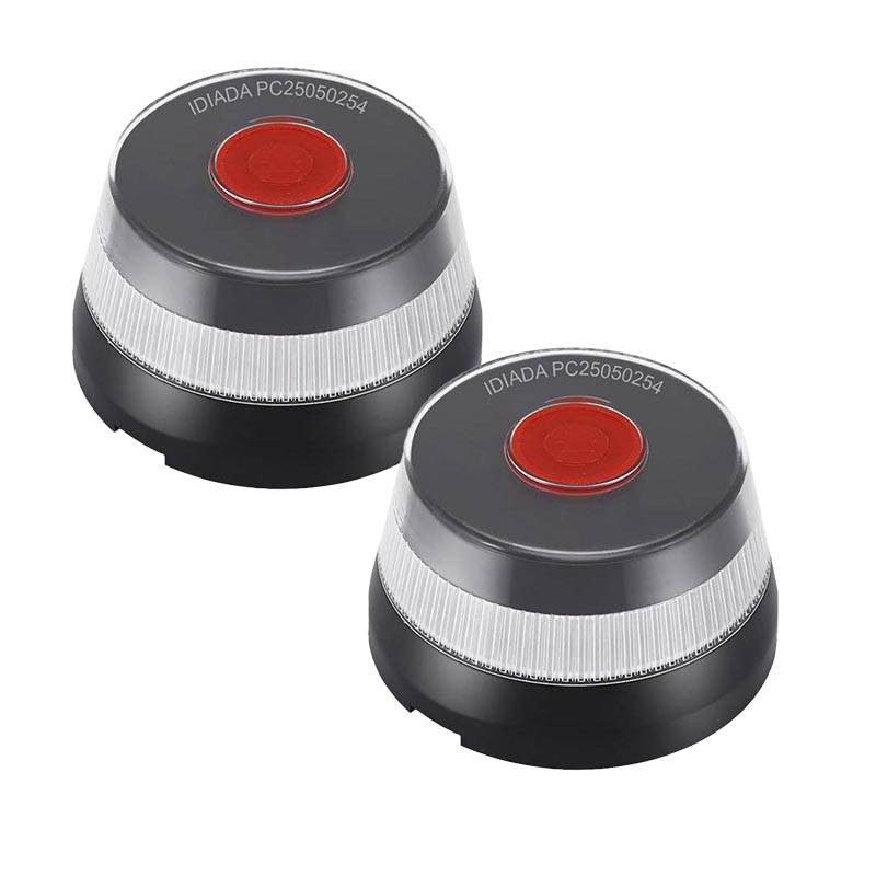 LEDBOX Pack 2x Baliza señalización de emergencia V16 con geolocalización 3.0 y Homologada DGT - IDIADA PC25050254