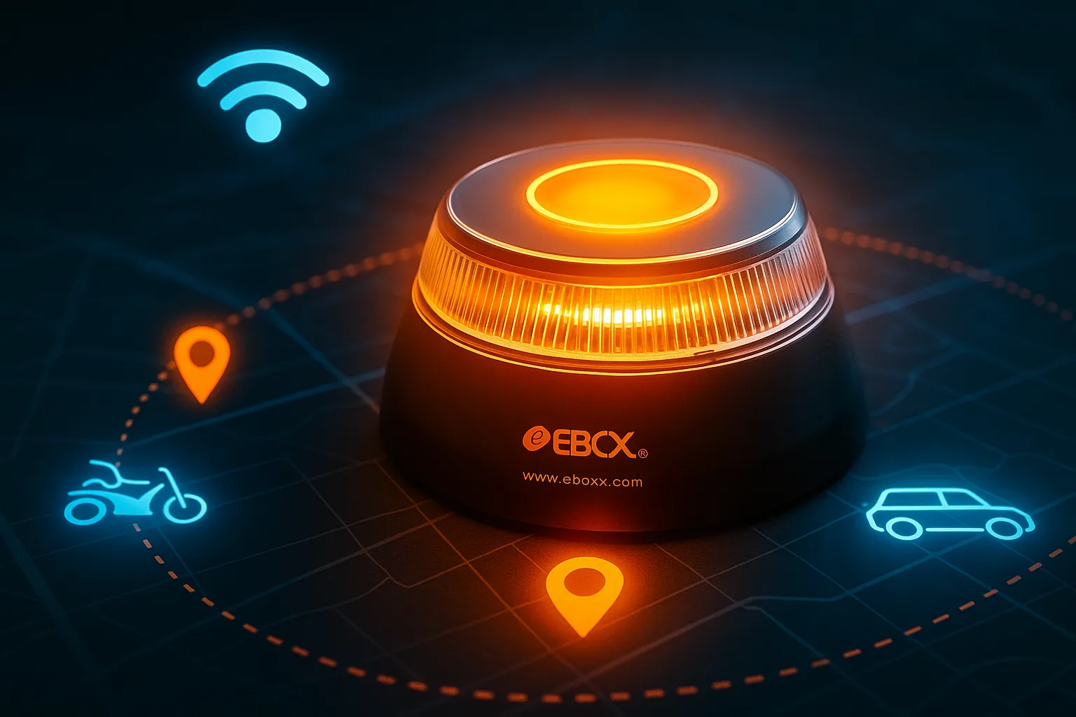 Baliza Ebox V16 Conectada y Certificada DGT