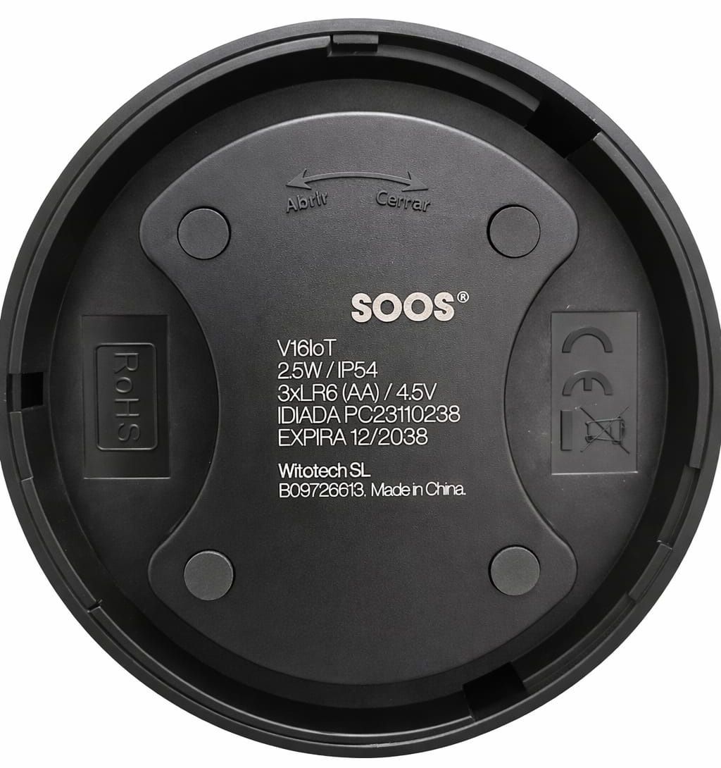 Luz de Emergencia V-16 Conectada DGT 3.0 SOOS V16IoT - Geolocalización Incluida